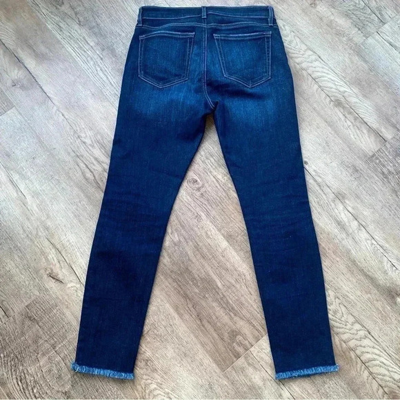LOFT Jeans Made And Loved Slim Pockets Fringe Hem Size 27 Excellent Condition - Picture 4 of 10